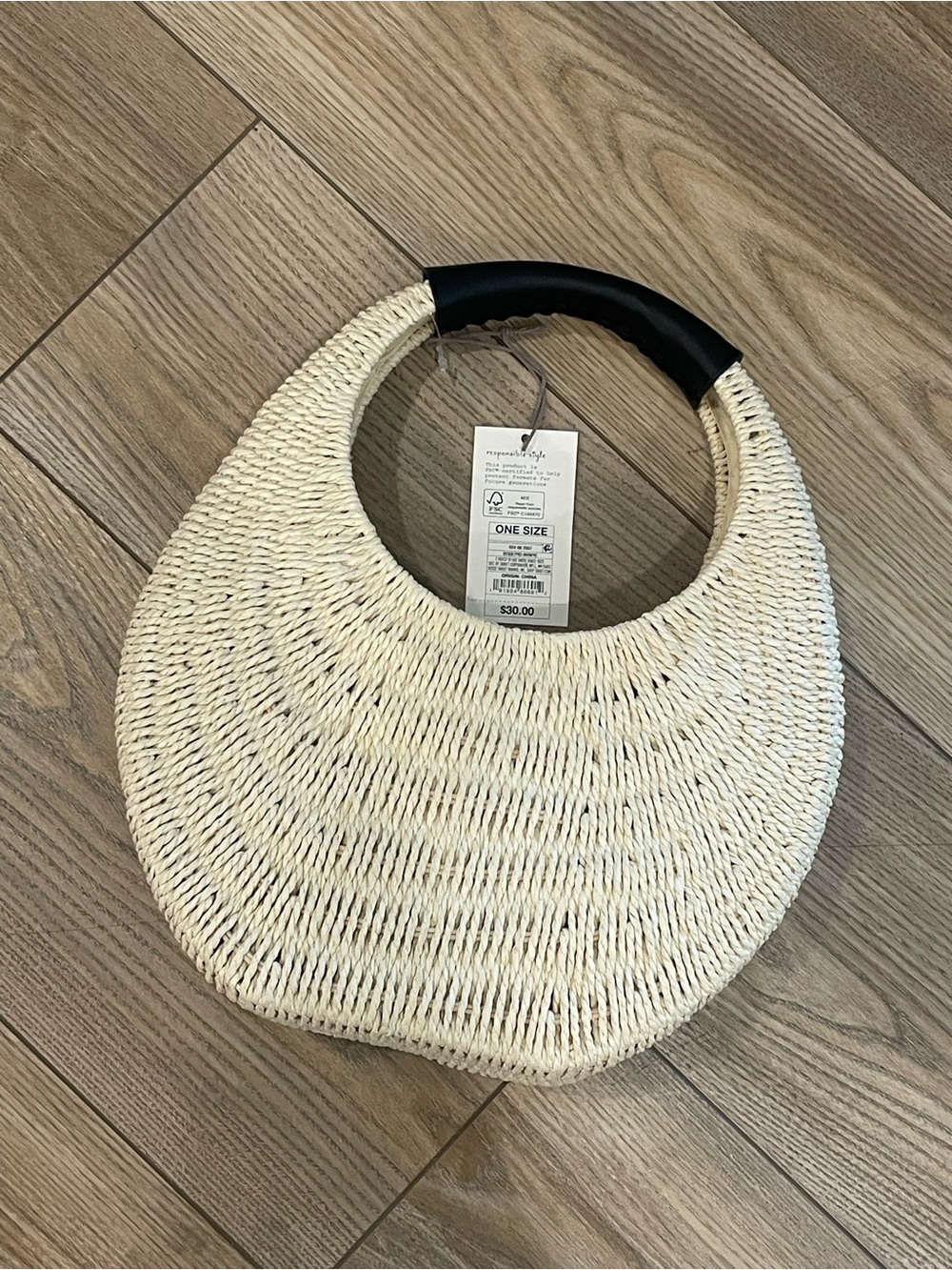 A New Day Woven Handbag